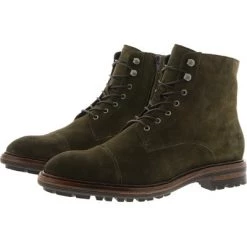 Blackstone Laarzen UG20 - HIGH TOP SUEDE BOOTS Green -Blackstone Winkel 01cb055b792bfd5650ed391f59cc62de