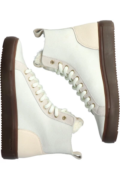 Blackstone Sneakers AKNA - YL55 HIGH SNEAKER Beige 4 Blackstone Sneakers AKNA - YL55 HIGH SNEAKER Beige - Afbeelding 4