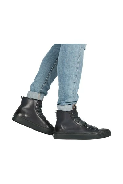 Blackstone Sneakers WG64 TOTAL ECLIPSE - HIGH SNEAKER Blue 4 Blackstone Sneakers WG64 TOTAL ECLIPSE - HIGH SNEAKER Blue - Afbeelding 4