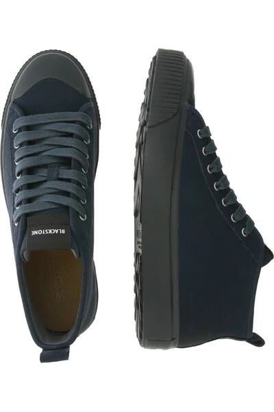 Blackstone Sneakers WG61 TOTAL ECLIPSE - MID TOP SNEAKER Blue 1 Blackstone Sneakers WG61 TOTAL ECLIPSE - MID TOP SNEAKER Blue