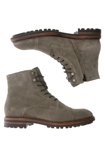 Blackstone Laarzen HIGH TOP SUEDE BOOTS Brown 2 Blackstone Laarzen HIGH TOP SUEDE BOOTS Brown - Afbeelding 2