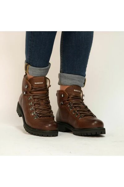 Blackstone Laarzen SL81 - LOW BIKER BOOTS Brown 3 Blackstone Laarzen SL81 - LOW BIKER BOOTS Brown - Afbeelding 3
