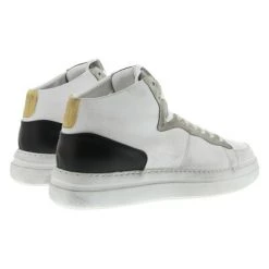 Blackstone Sneakers WG88 WHITE BLACK - HIGH SNEAKER White -Blackstone Winkel 1a66f8c3682f9177ba37e08308de7b34