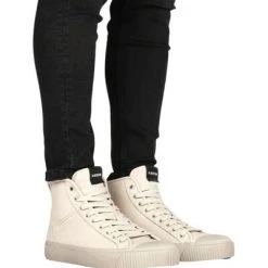 Blackstone Sneakers WG64 OFF WHITE - HIGH SNEAKER Beige