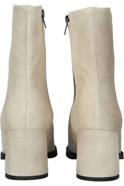 Blackstone Enkellaarsjes XL35 OFF WHITE - ZIPPER BOOT Beige 2 Blackstone Enkellaarsjes XL35 OFF WHITE - ZIPPER BOOT Beige - Afbeelding 2