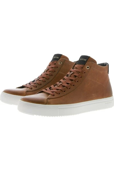 Blackstone Sneakers VG06 CUOIO - MID-TOP SNEAKER Brown 4 Blackstone Sneakers VG06 CUOIO - MID-TOP SNEAKER Brown - Afbeelding 4