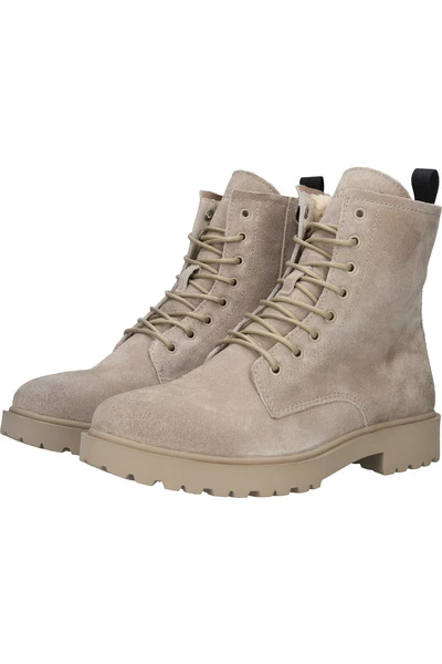 Blackstone Laarzen KAJSA - WL05 - LACE UP BOOTS Beige 2 Blackstone Laarzen KAJSA - WL05 - LACE UP BOOTS Beige - Afbeelding 2
