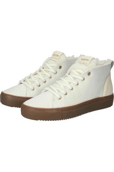 Blackstone Sneakers YUKA - QL48 - MID SNEAKER Beige 3 Blackstone Sneakers YUKA - QL48 - MID SNEAKER Beige - Afbeelding 3