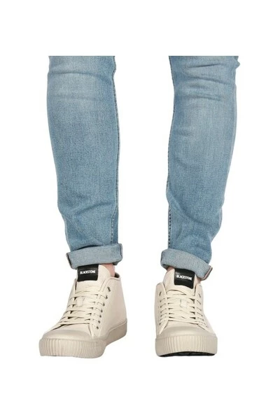 Blackstone Sneakers WG63 OFF WHITE - MID SNEAKER Beige 3 Blackstone Sneakers WG63 OFF WHITE - MID SNEAKER Beige - Afbeelding 3