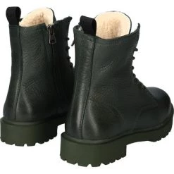 Blackstone Laarzen WL02 - LACE UP BOOT - FUR Green -Blackstone Winkel 237b73b32dced1b0857102cbb7cf5b75