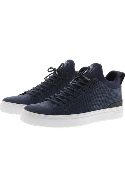 Blackstone Sneakers SG28 TOTAL ECLIPSE - MID SNEAKER Blue 2 Blackstone Sneakers SG28 TOTAL ECLIPSE - MID SNEAKER Blue - Afbeelding 2