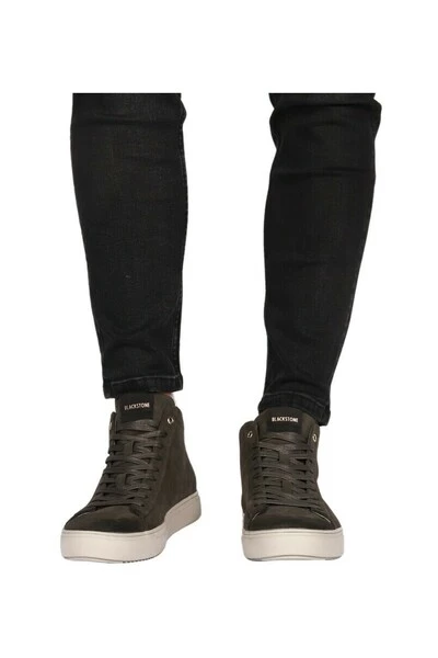 Blackstone Sneakers VG07 DARK OLIVE - MID-TOP SNEAKER Green 2 Blackstone Sneakers VG07 DARK OLIVE - MID-TOP SNEAKER Green - Afbeelding 2