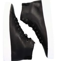 Blackstone DYLAN - YG09 - HIGH SNEAKERS - FUR Black