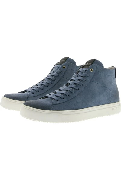 Blackstone Sneakers VG07 JEANS - MID-TOP SNEAKER Blue 1 Blackstone Sneakers VG07 JEANS - MID-TOP SNEAKER Blue