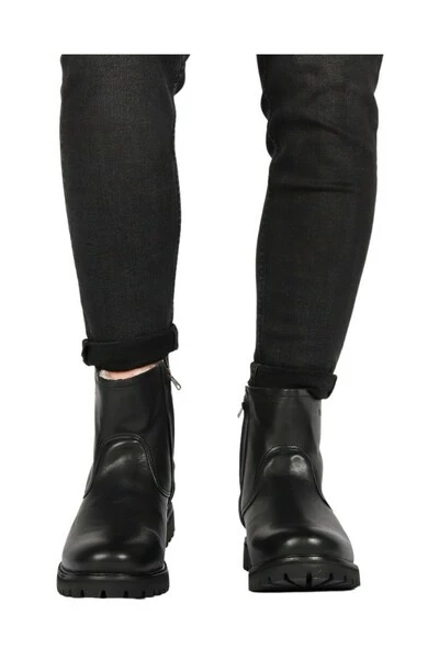 Blackstone Nette Schoenen OM63 NERO - MEN'S BOOT - FUR Black 4 Blackstone Nette Schoenen OM63 NERO - MEN'S BOOT - FUR Black - Afbeelding 4