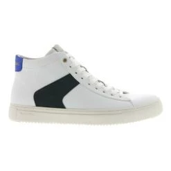 Blackstone Sneakers VG08 WHITE NAVY - MID-Sneaker White -Blackstone Winkel 3f96ba888954bbaed1637c556f8a7728