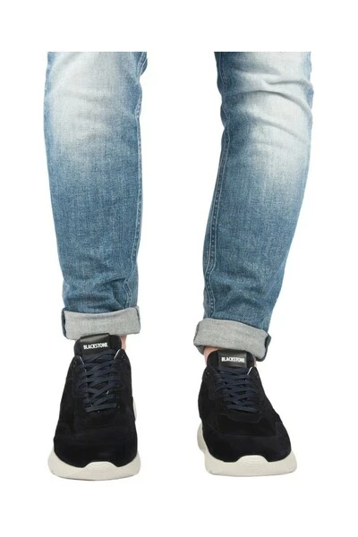 Blackstone Sneakers TG43 TOTAL ECLIPSE - LOW CHUNKY SNEAKER Blue 4 Blackstone Sneakers TG43 TOTAL ECLIPSE - LOW CHUNKY SNEAKER Blue - Afbeelding 4