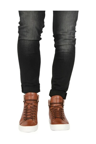 Blackstone DYLAN - YG08 - HIGH-SNEAKERS Brown 4 Blackstone DYLAN - YG08 - HIGH-SNEAKERS Brown - Afbeelding 4