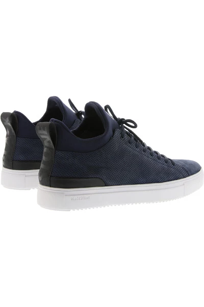 Blackstone Sneakers SG28 TOTAL ECLIPSE - MID SNEAKER Blue 4 Blackstone Sneakers SG28 TOTAL ECLIPSE - MID SNEAKER Blue - Afbeelding 4