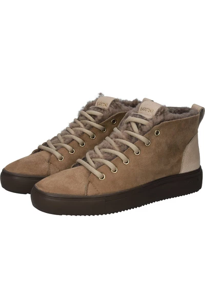 Blackstone Sneakers QL48 FOSSIL - MID SNEAKER - FUR Brown 1 Blackstone Sneakers QL48 FOSSIL - MID SNEAKER - FUR Brown