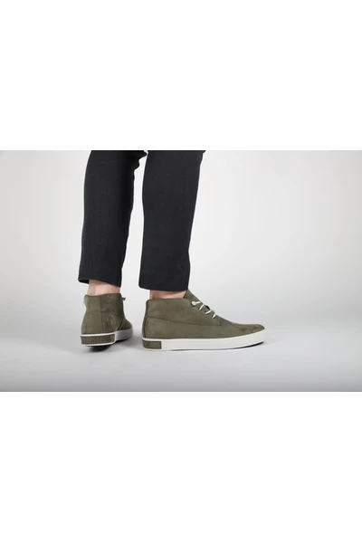 Blackstone Laarzen BM19 BATTLE - MID SNEAKER Green 3 Blackstone Laarzen BM19 BATTLE - MID SNEAKER Green - Afbeelding 3