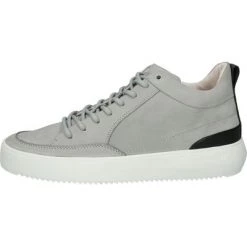 Blackstone Sneakers XG89 SILVER SCONCE - MID-SNEAKER Gray -Blackstone Winkel 4d894f36c655bb4001503fd49403717d