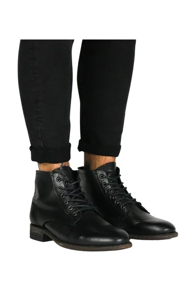 Blackstone Nette Schoenen JM29 BLACK - HIGH LACE UP Black 1 Blackstone Nette Schoenen JM29 BLACK - HIGH LACE UP Black