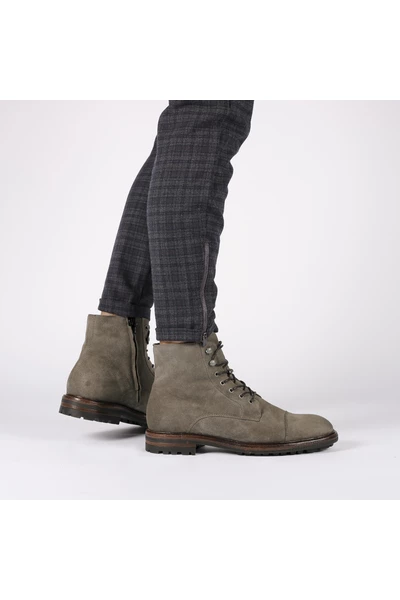 Blackstone Laarzen HIGH TOP SUEDE BOOTS Brown 4 Blackstone Laarzen HIGH TOP SUEDE BOOTS Brown - Afbeelding 4