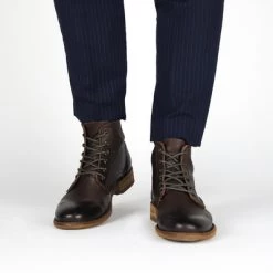 Blackstone Laarzen JM29 CHOCOLATE - HIGH LACE UP Brown 9 Blackstone Laarzen JM29 CHOCOLATE - HIGH LACE UP Brown -Blackstone Winkel 515332163122eb92737678804b3fc439