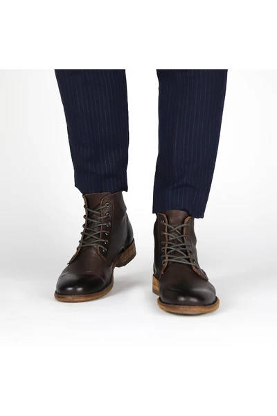 Blackstone Laarzen JM29 CHOCOLATE - HIGH LACE UP Brown 4 Blackstone Laarzen JM29 CHOCOLATE - HIGH LACE UP Brown - Afbeelding 4