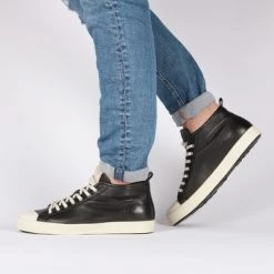 Blackstone Sneakers VG28 BLACK - MID SNEAKER Black 10 Blackstone Sneakers VG28 BLACK - MID SNEAKER Black -Blackstone Winkel 53b1a8bc82156b028fc56618ccc2f2f6