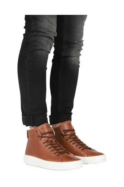 Blackstone DYLAN - YG08 - HIGH-SNEAKERS Brown 5 Blackstone DYLAN - YG08 - HIGH-SNEAKERS Brown - Afbeelding 5