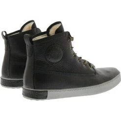 Blackstone Nette Schoenen GM06 DARK INDIGO - ORIGINAL 6'' BOOTS - FUR Gray -Blackstone Winkel 5638bd3320b5bb50e7cdd420488139f0