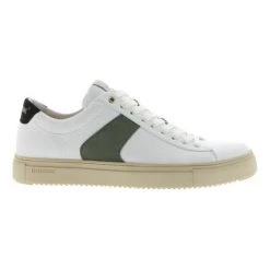 Blackstone Sneakers VG09 WHITE DARK GREEN - LOW Sneaker White -Blackstone Winkel 5981d98e352f4680f7c8027a1fe0629f
