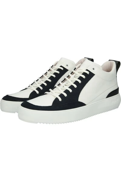 Blackstone Sneakers XG90 WHITE CHARCOAL ART - MID-SNEAKER White 5 Blackstone Sneakers XG90 WHITE CHARCOAL ART - MID-SNEAKER White - Afbeelding 5