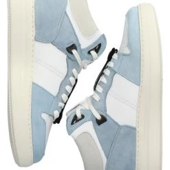 Blackstone Sneakers XL28 WHITE LIGHT BLUE - HIGH-TOP SNEAKER White 8 Blackstone Sneakers XL28 WHITE LIGHT BLUE - HIGH-TOP SNEAKER White -Blackstone Winkel 62ef582705cf330f8eed2a0348b504bf
