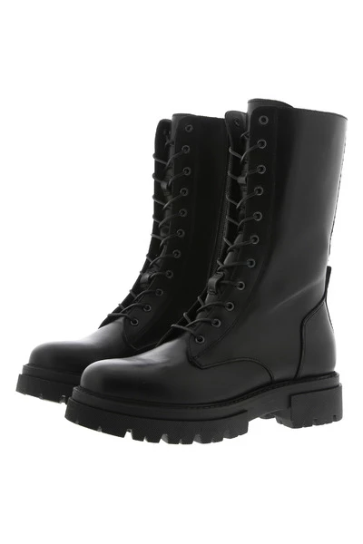 Blackstone Veterschoenen WL35 BLACK - HIGH LACE UP BOOT Black 5 Blackstone Veterschoenen WL35 BLACK - HIGH LACE UP BOOT Black - Afbeelding 5