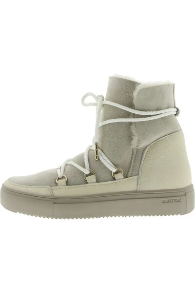 Blackstone Snowboots UL87 ALMOND MILK - HIGH-TOP - FUR Beige 3 Blackstone Snowboots UL87 ALMOND MILK - HIGH-TOP - FUR Beige - Afbeelding 3
