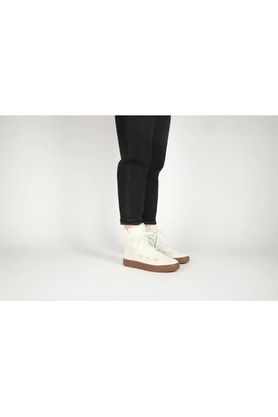 Blackstone Snowboots UKI - UL87 - HIGH-TOP - FUR Beige 4 Blackstone Snowboots UKI - UL87 - HIGH-TOP - FUR Beige - Afbeelding 4