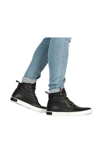 Blackstone Nette Schoenen AM02 DARK INDIGO - ORIGINAL 6'' BOOTS Blue 3 Blackstone Nette Schoenen AM02 DARK INDIGO - ORIGINAL 6'' BOOTS Blue - Afbeelding 3