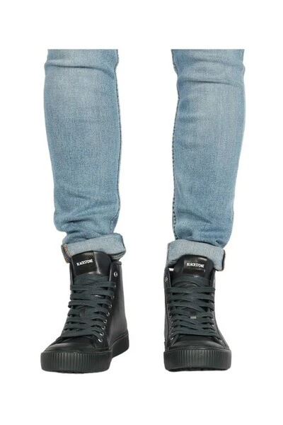 Blackstone Sneakers WG64 TOTAL ECLIPSE - HIGH SNEAKER Blue 1 Blackstone Sneakers WG64 TOTAL ECLIPSE - HIGH SNEAKER Blue