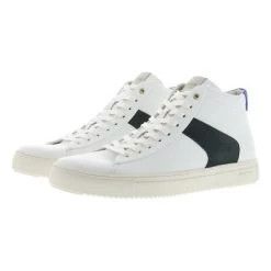 Blackstone Sneakers VG08 WHITE NAVY - MID-Sneaker White
