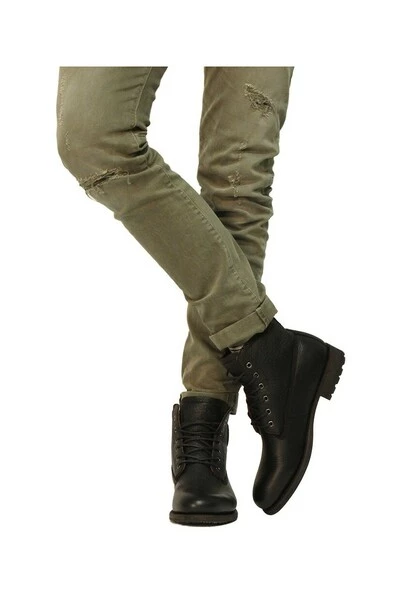 Blackstone Nette Schoenen GM09 BLACK - HIGH LACE UP BOOTS Black 1 Blackstone Nette Schoenen GM09 BLACK - HIGH LACE UP BOOTS Black