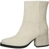 Blackstone Enkellaarsjes XL35 OFF WHITE - ZIPPER BOOT Beige