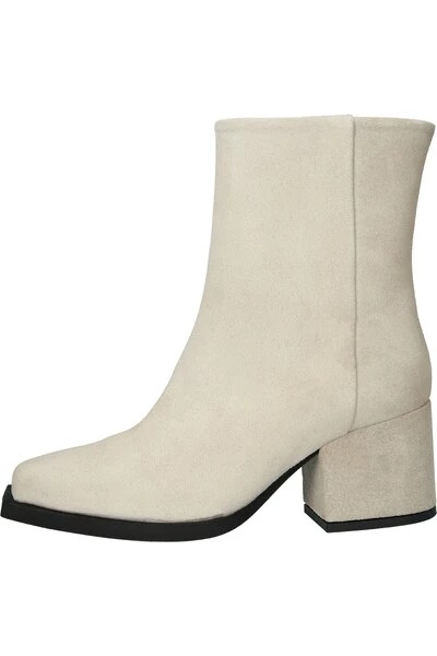 Blackstone Enkellaarsjes XL35 OFF WHITE - ZIPPER BOOT Beige 1 Blackstone Enkellaarsjes XL35 OFF WHITE - ZIPPER BOOT Beige