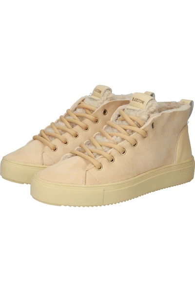 Blackstone Sneakers YUKA - QL48 - MID SNEAKER Yellow 4 Blackstone Sneakers YUKA - QL48 - MID SNEAKER Yellow - Afbeelding 4