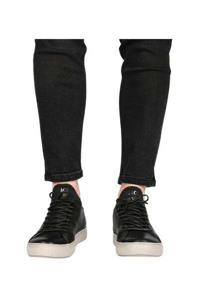 Blackstone Sneakers SG08 BLACK - MEN'S MID SNEAKER Black 4 Blackstone Sneakers SG08 BLACK - MEN'S MID SNEAKER Black - Afbeelding 4