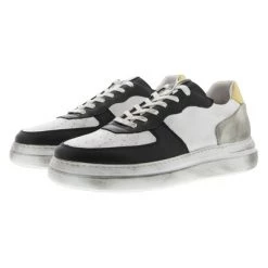 Blackstone Sneakers WG85 WHITE BLACK - VINTAGE LOW SNEAKER White 9 Blackstone Sneakers WG85 WHITE BLACK - VINTAGE LOW SNEAKER White -Blackstone Winkel 753967f07077f8e5d866237f6ce2d95a