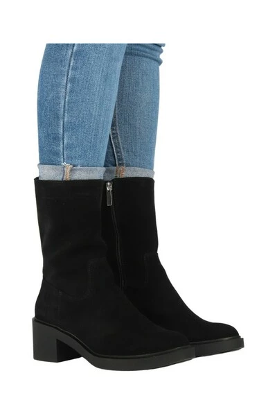 Blackstone Enkellaarsjes WL37 BLACK - SUEDE WOMENS BOOT Black 3 Blackstone Enkellaarsjes WL37 BLACK - SUEDE WOMENS BOOT Black - Afbeelding 3