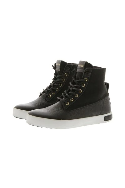 Blackstone Veterschoenen QL46 BLACK - HIGH SNEAKER - FUR Black 5 Blackstone Veterschoenen QL46 BLACK - HIGH SNEAKER - FUR Black - Afbeelding 5
